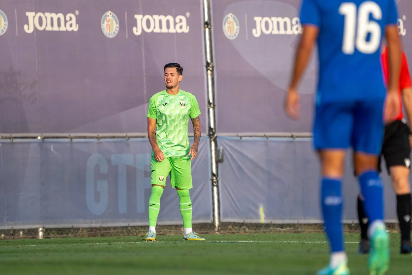 Ismael Armenteros compitiendo con el CD Leganés